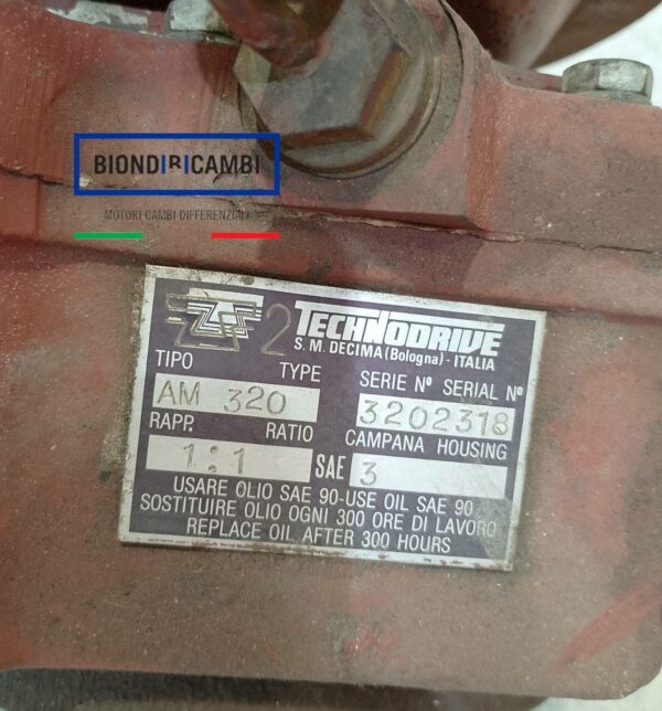 Accoppiatore Twin Disc Technodrive AM 320
