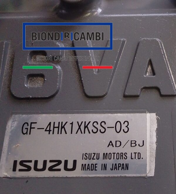 Motore Isuzu GF-4HK1X KSH16790