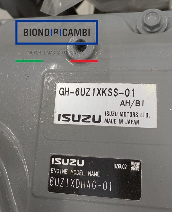 Motore Isuzu GH-6UZ1X CNH KTH14902