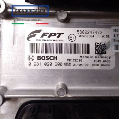 Centralina Bosch 0 281 020 600 (Iveco 5802247472)